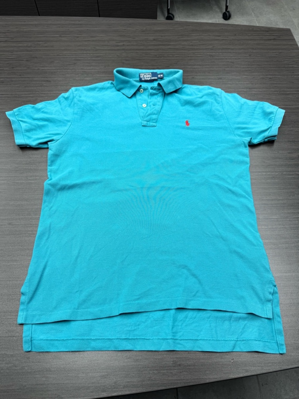 Polo by Ralph Lauren Turquoise Polo with Red Logo